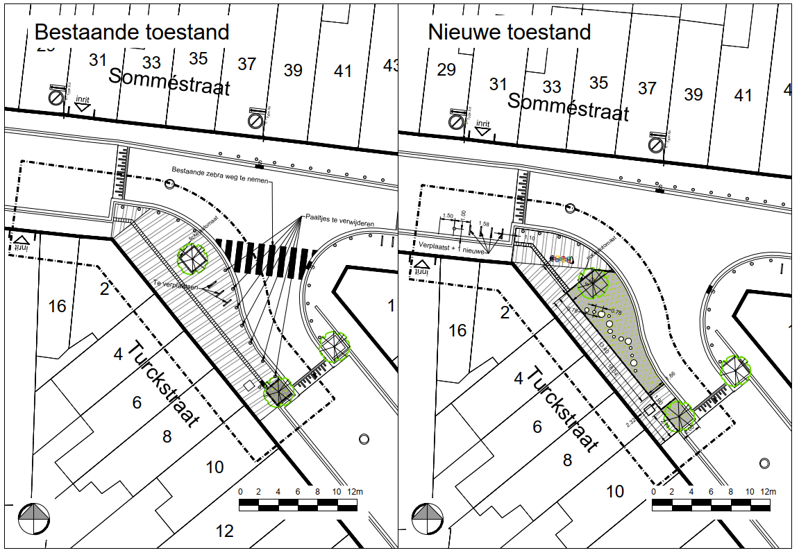 Grondplan Somméstraat x Turckstraat